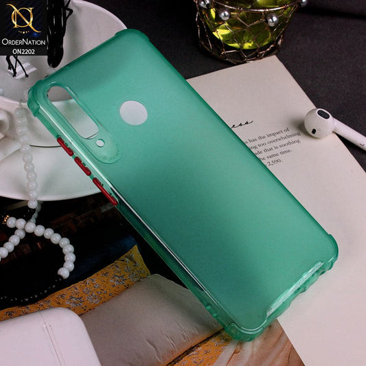 Huawei Y6p - Sea Green - Candy Assorted Color Soft Semi-Transparent Case