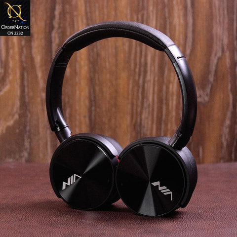 NIA-Q6 Wireless Headphones  - Black