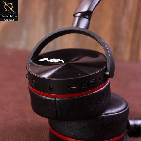 NIA-Q6 Wireless Headphones  - Black