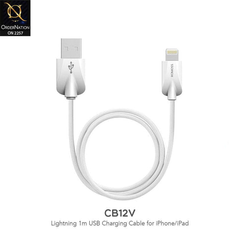 ROMOSS CB12v Victor Series Lighting Data Cable - White