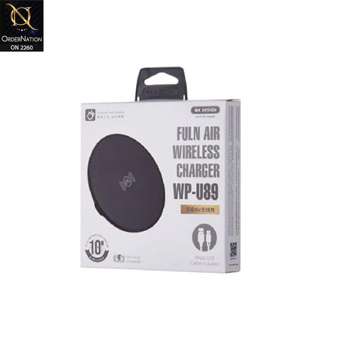 Remax WK Design WP-U89 Fuln Air Wireless Charger - Black