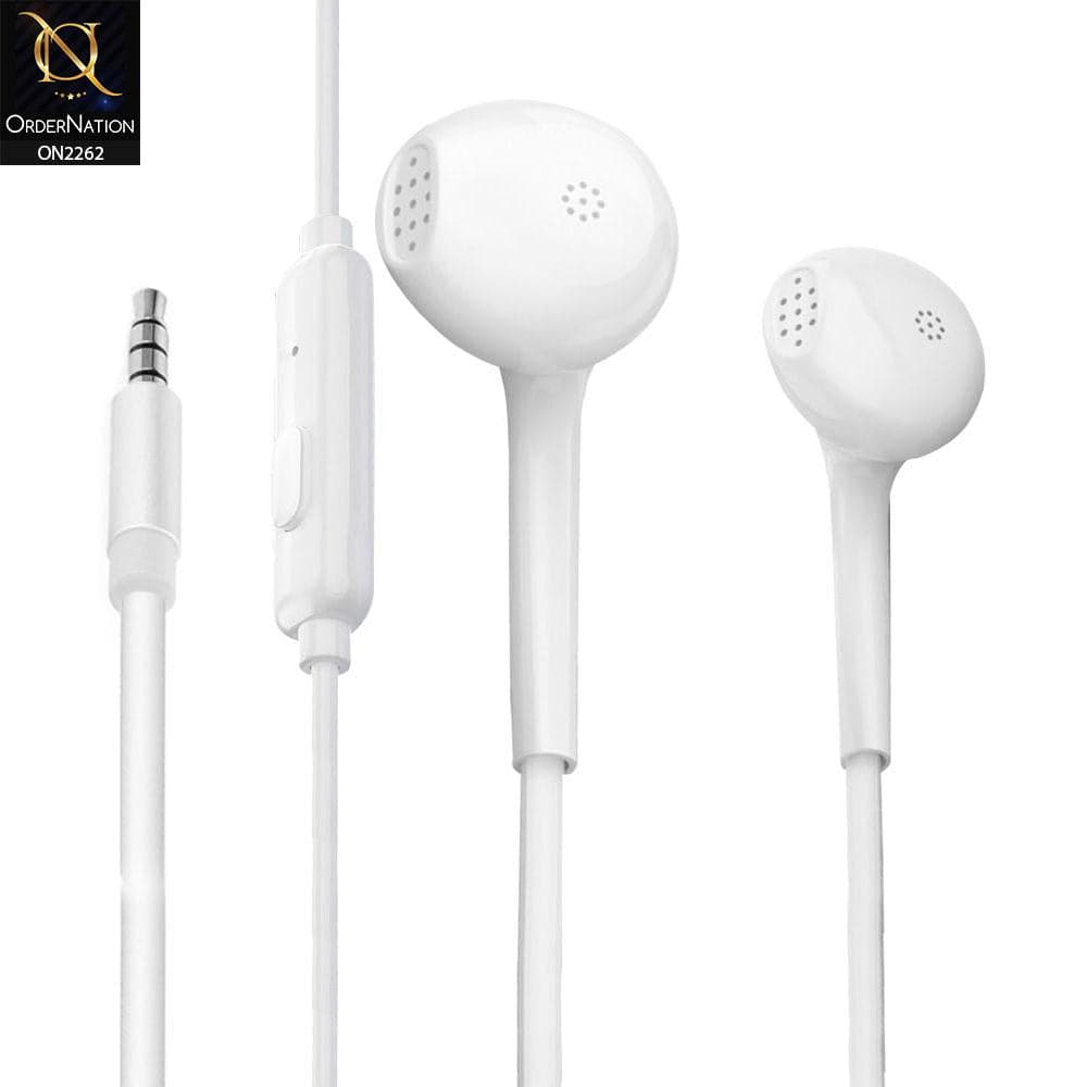 Y12 3.5mm In-Ear handsfree  - White