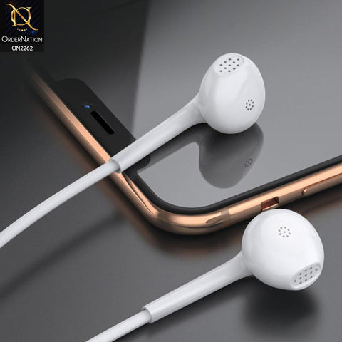 Y12 3.5mm In-Ear handsfree  - White