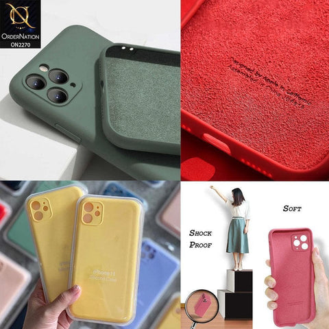 iPhone 8 Plus / 7 Plus Cover - Mid Night Blue - Silicon Matte Candy Color Soft Case