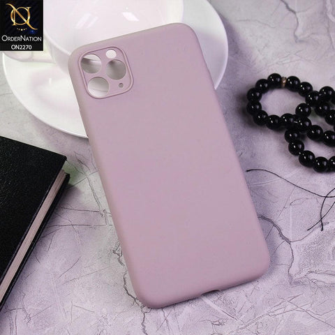 iPhone 11 Pro Max Cover - Mauve - Silicon Matte Candy Color Soft Case