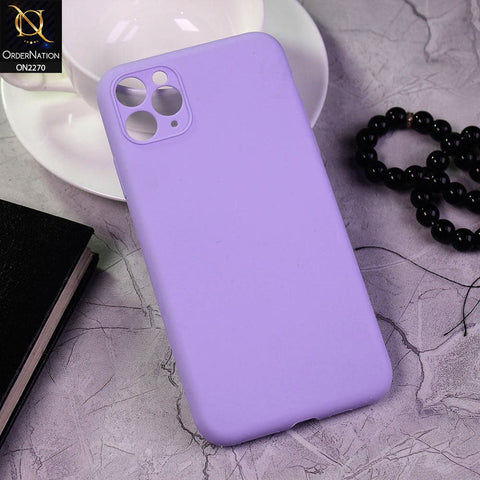 iPhone 11 Pro Max Cover Prewinkle Purple Silicon Matte Candy