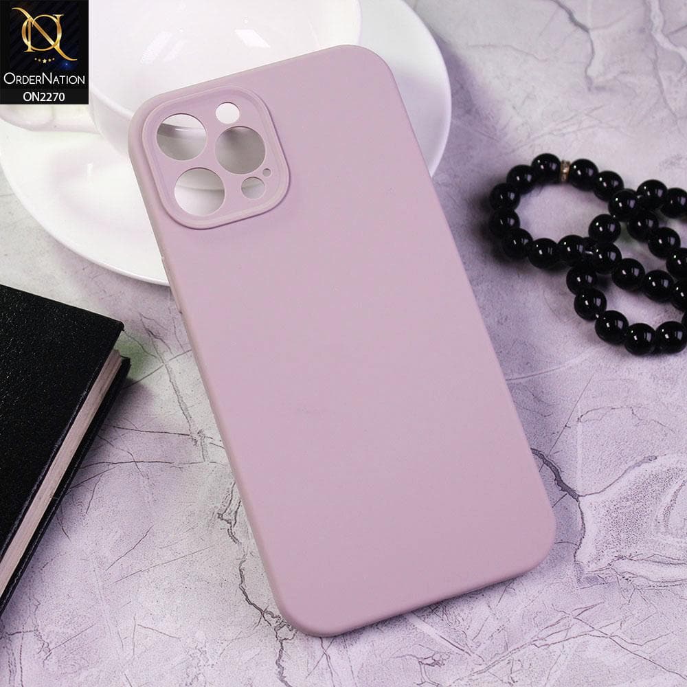 iPhone 12 Pro Max Cover - Mauve - Silicon Matte Candy Color Soft Case
