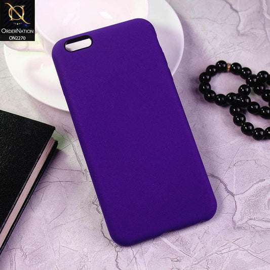 iPhone 6s Plus / 6 Plus Cover - Purple - Silicon Matte Candy Color Soft Case