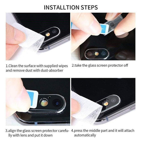 Infinix Note 7 Lite Camera Protector - Clear HD Anti-Burst Camera Lens Screen Protector Film
