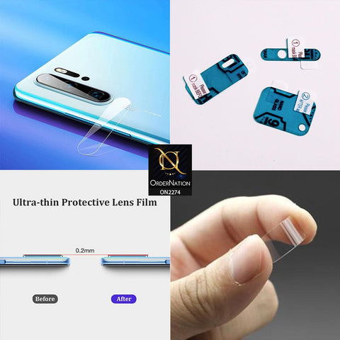 Infinix Note 7 Lite Camera Protector - Clear HD Anti-Burst Camera Lens Screen Protector Film