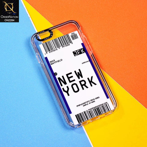 iPhone 6s Plus / 6 Plus Cover - Design 2 - V2 Trendy City Travel Pane Strip Bar Code Style Case