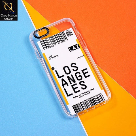 iPhone 6s Plus / 6 Plus Cover - Design 8 - V2 Trendy City Travel Pane Strip Bar Code Style Case