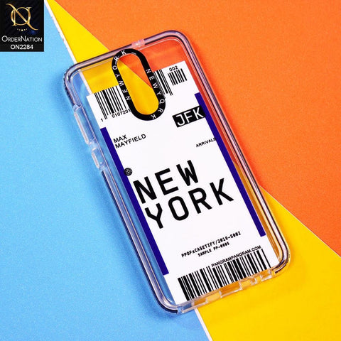 Huawei Mate 10 Lite Cover - Design 2 - V2 Trendy City Travel Pane Strip Bar Code Style Case