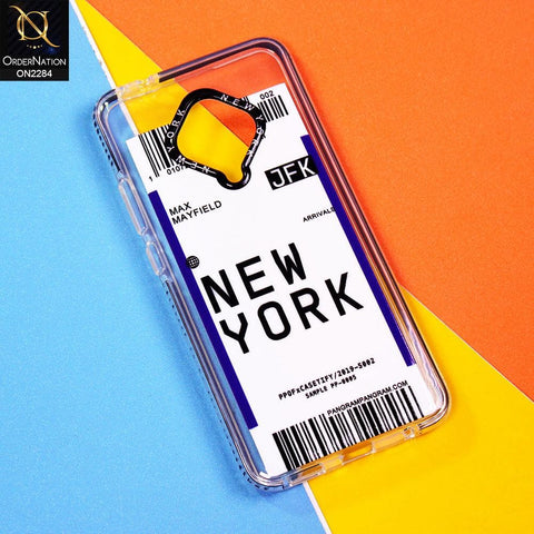 Vivo S1 Pro Cover - Design 2 - V2 Trendy City Travel Pane Strip Bar Code Style Case