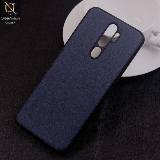 Oppo A5 2020 Cover - Design 2 - Fabric Look Style Soft Classic Case