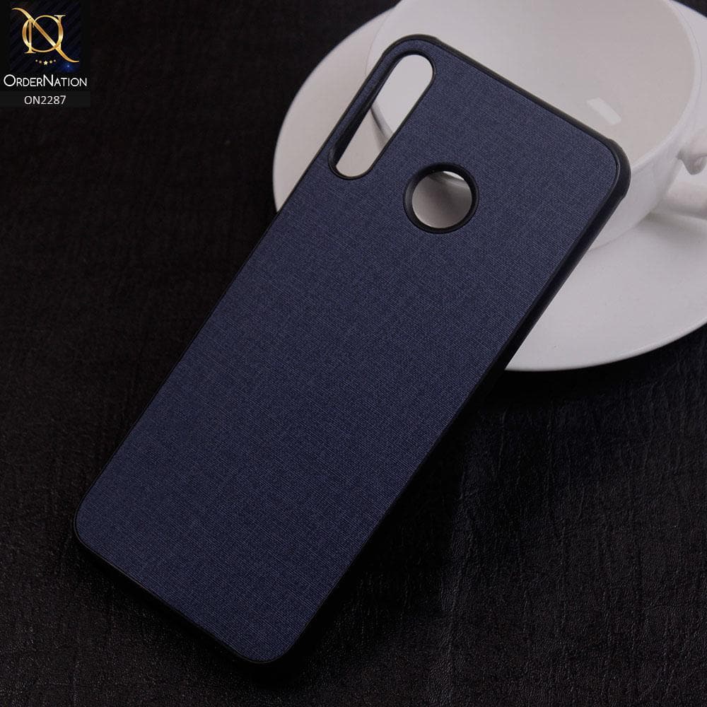 Infinix Hot 8 Cover - Design 2 - Fabric Look Style Soft Classic Case