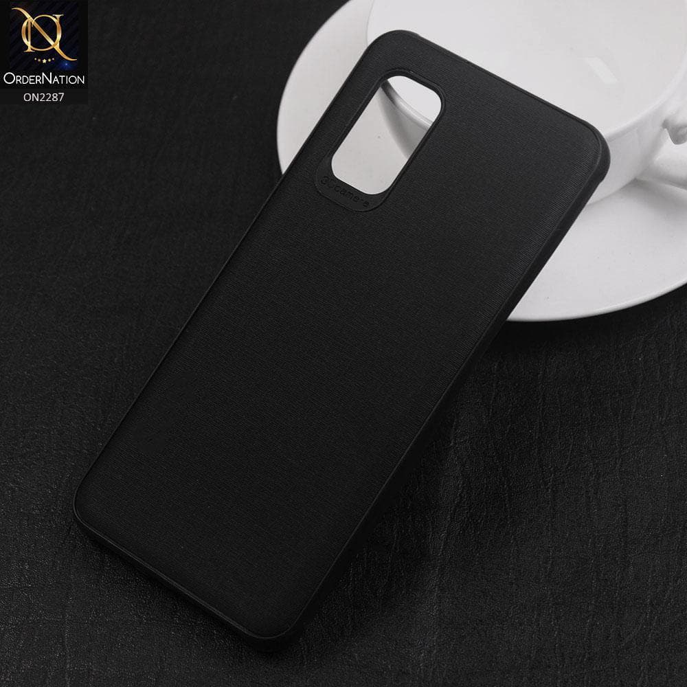 Vivo V17 Cover - Design 1 - Fabric Look Style Soft Classic Case