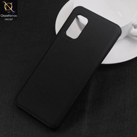 Vivo V19 Neo Cover - Design 1 - Fabric Look Style Soft Classic Case