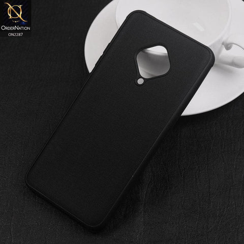 Vivo S1 Pro Cover - Design 1 - Fabric Look Style Soft Classic Case