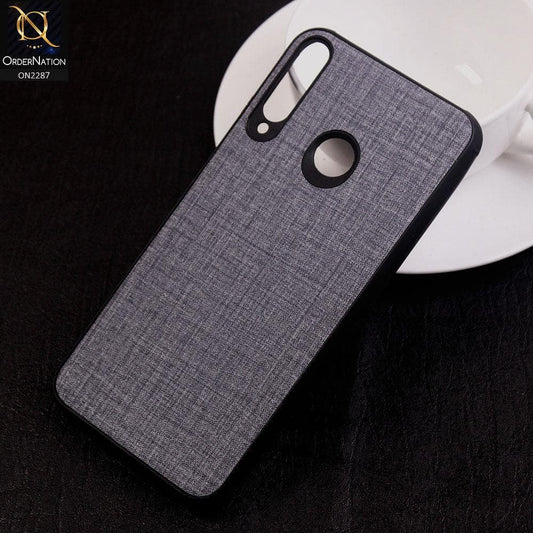 Huawei Y7P Cover - Design 3 - Fabric Look Style Soft Classic Case