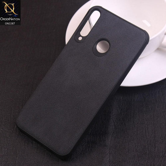 Huawei Y7P Cover - Design 6 - Fabric Look Style Soft Classic Case