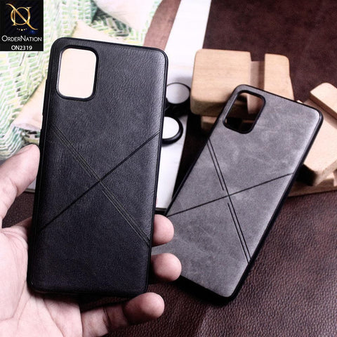 Honor 9X Cover - Black - New Style Leather Texture Soft Case