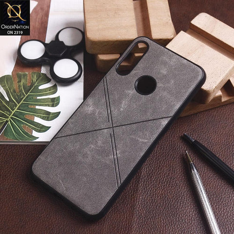 Huawei Y6s 2019 Cover - Gray - New Style Leather Texture Soft Case