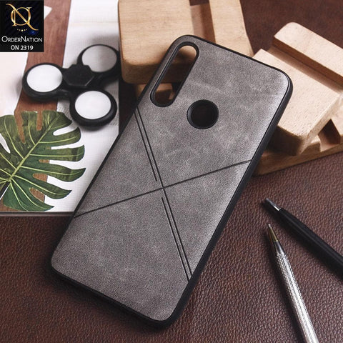 Honor 9X Cover - Gray - New Style Leather Texture Soft Case