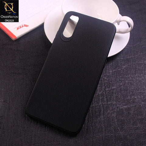 Vivo S1 Cover - Black - Soft Ultra Thin Candy Colors Case