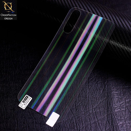 Vivo S1 Protector - Aurora Gradient Colore Transparent Back Film