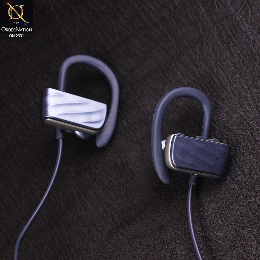 Blue - Roman S560 Stereo Sport Music Bluetooth Headset