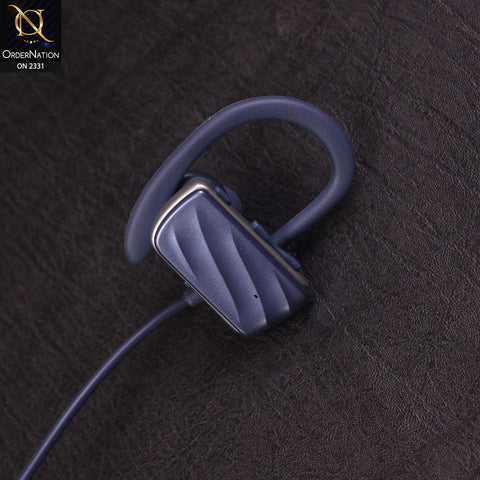 Blue - Roman S560 Stereo Sport Music Bluetooth Headset