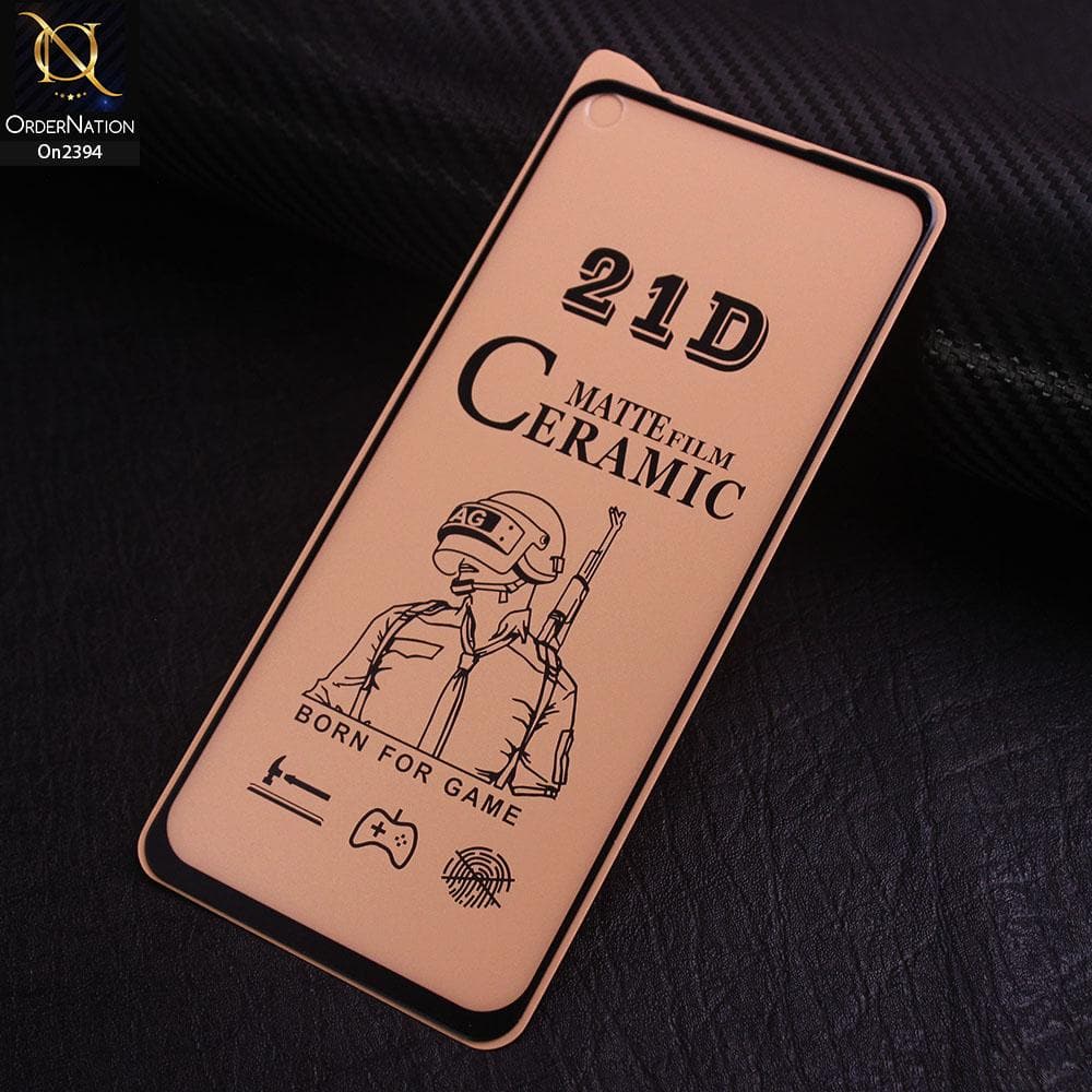 Infinix Note 7 Lite - 21D Matte Ceramic Unbreakable Antishock Hybrid Film Screen Protector