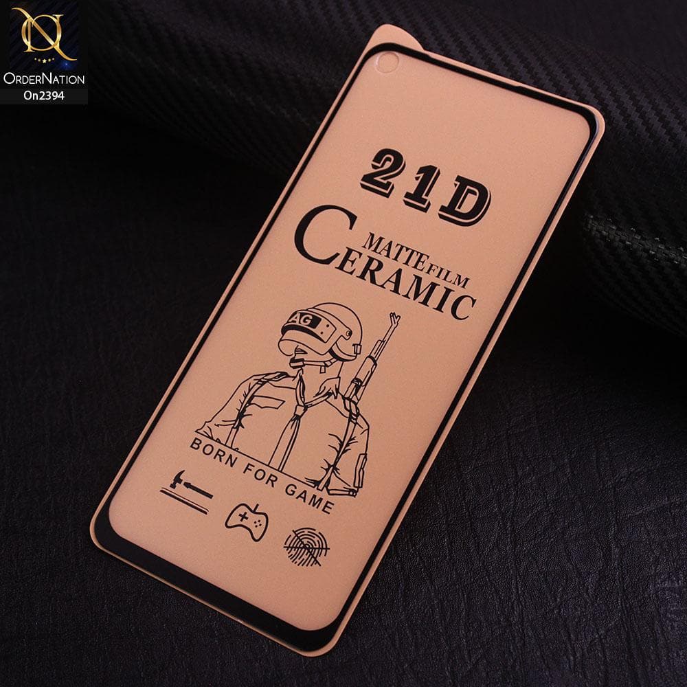 Infinix Hot 9 - 21D Matte Ceramic Unbreakable Antishock Hybrid Film Screen Protector