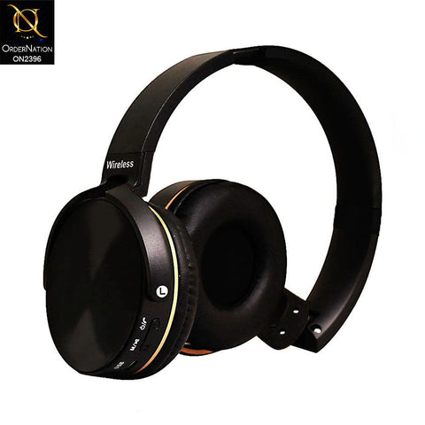 Under Heavy Duty Bluetooth Wireless Stereo Super Bass Headphone - Black