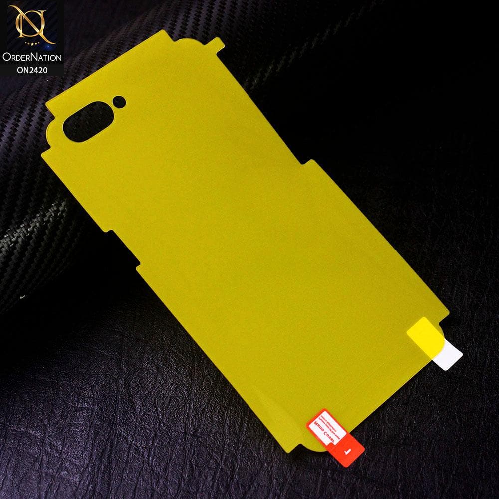 Oppo A12e Protector - Transparent Hydro Jell Skin Film Unbreakable Back Protector Sheet