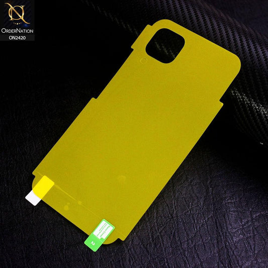 Nova 6 SE Protector - Transparent Hydro Jell Skin Film Unbreakable Back Protector Sheet