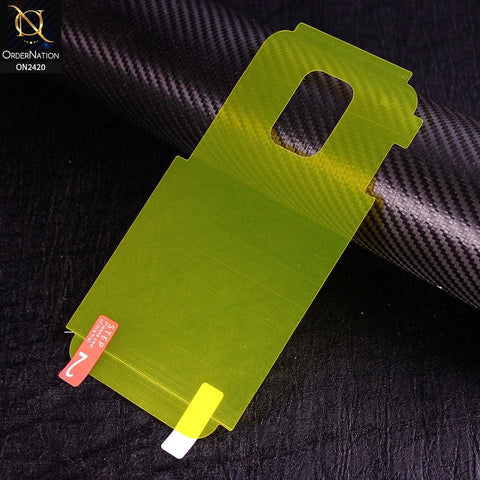 Xiaomi Poco M2 Pro Protector Cover - Transparent Hydro Jell Skin Film Unbreakable Back Protector Sheet