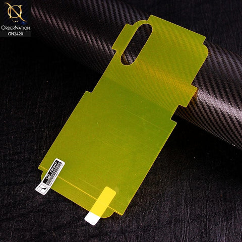 Vivo S1 Protector Cover - Transparent Hydro Jell Skin Film Unbreakable Back Protector Sheet