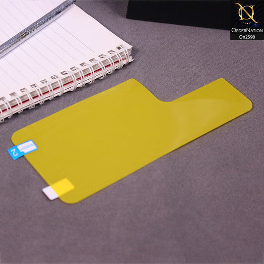 Samsung Galaxy S21 Ultra 5G Protector - Transparent Hydro Jell Skin Film Unbreakable Back Protector Sheet