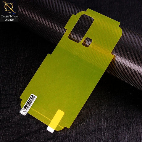 Vivo Y50 Protector Cover - Transparent Hydro Jell Skin Film Unbreakable Back Protector Sheet
