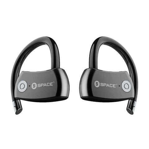 Black - Space Pulse PL-670 - True Wireless Active Earphones
