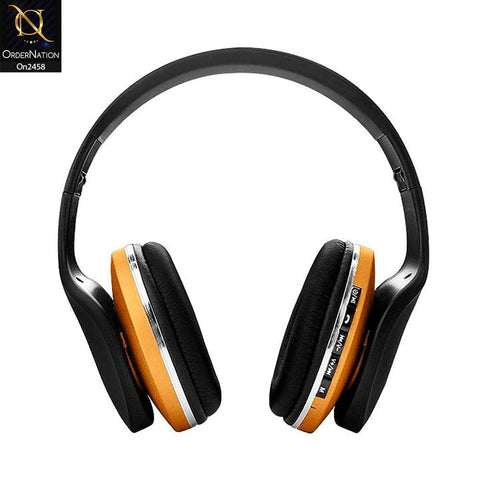 Wireless Headphone - Black - Space Rockstar Foldable Wireless Premier On-Ear Headphones RS-605