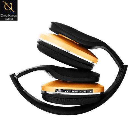 Wireless Headphone - Black - Space Rockstar Foldable Wireless Premier On-Ear Headphones RS-605