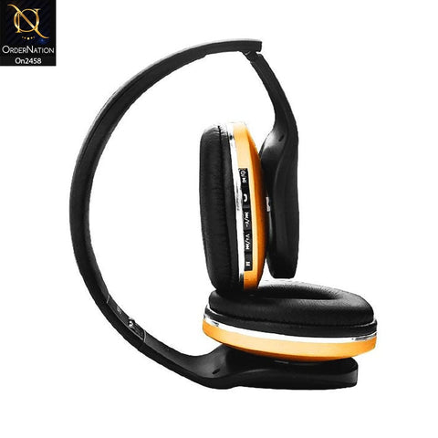 Wireless Headphone - Black - Space Rockstar Foldable Wireless Premier On-Ear Headphones RS-605