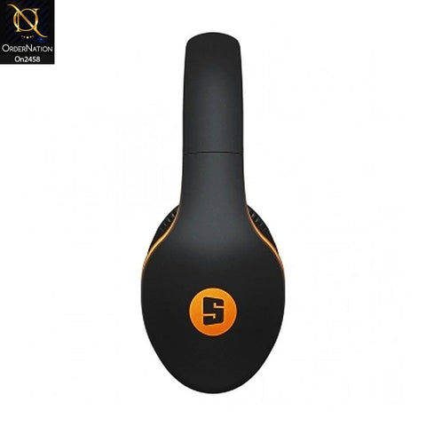 Wireless Headphone - Black - Space Rockstar Foldable Wireless Premier On-Ear Headphones RS-605