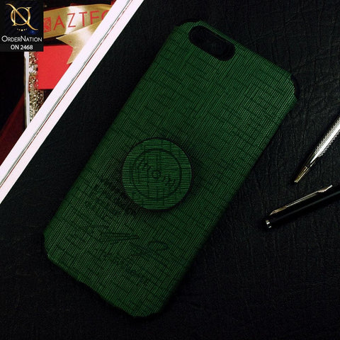 iPhone 6s Plus / 6 Plus Cover - Green - New Stylish Febric Texture Case with Mobile Holder