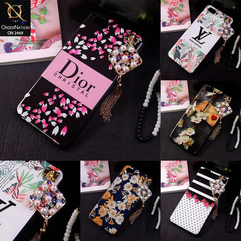 Realme 6 Cover - Design 3 - Stylish Flower Pattern Hard Sheel Case