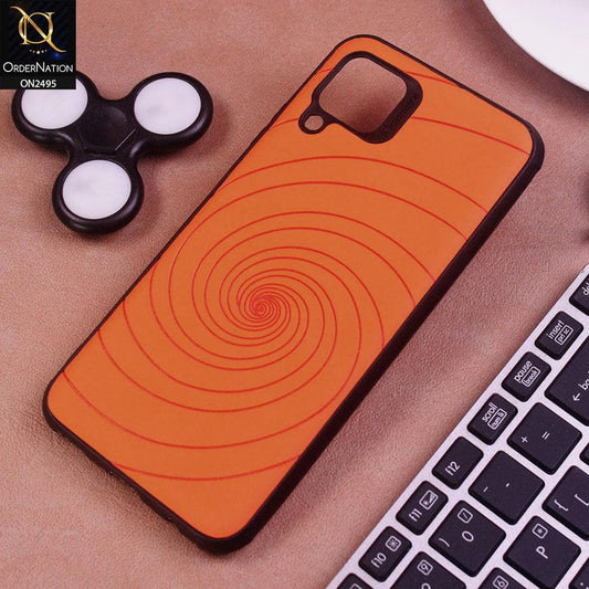 Huawei Nova 6 SE Cover - Orange - New Stylish Spiral Ring Leather Texture Soft Case