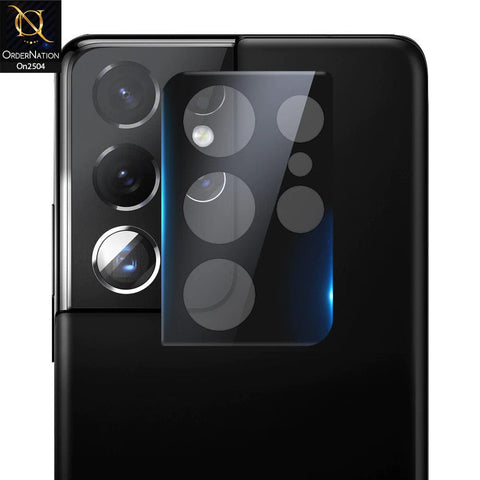 Vivo X70 Pro Protector - Black - 9H Ultra Thin Scratch-Resistant Camera Lens Glass Protector